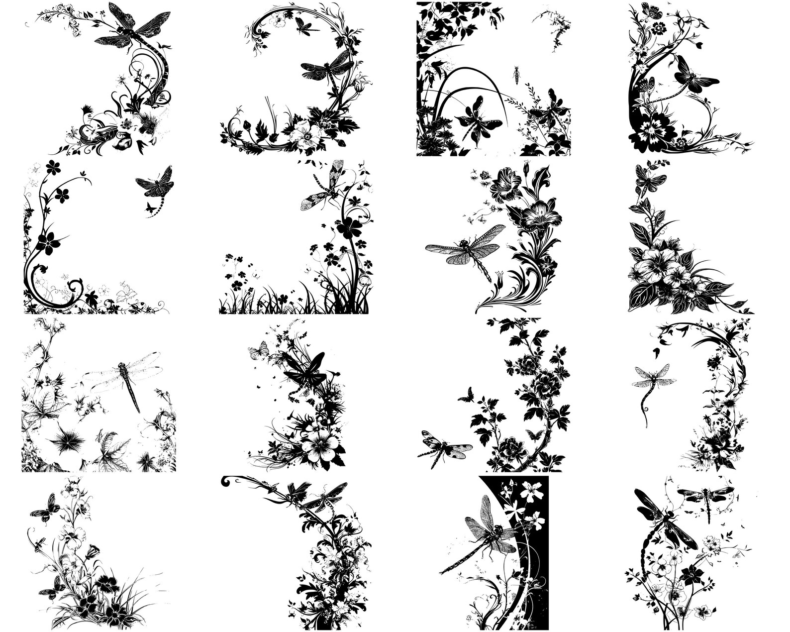 100+ Dragonfly SVG Bundle, Instant Digital Download, PNG, SVG Cut Files ...