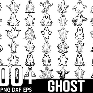 100+ Gespenst SVG Bundle, sofortiger digitaler Download, PNG, SVG geschnittene Dateien