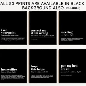 Office Wall Art Set 50 PRINTABLES Home Office Decor Mega Bundle Work From Home Art Prints Definition Prints Office Wall Decor image 8