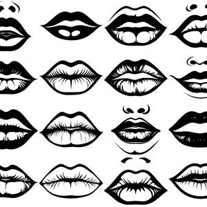 100+ Lippe SVG Bundle, sofortiger digitaler Download, PNG, SVG-Schnittdateien