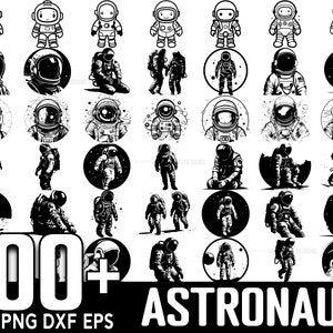 100+ Astronaut SVG Bundle, sofortiger digitaler Download, PNG, SVG geschnittene Dateien