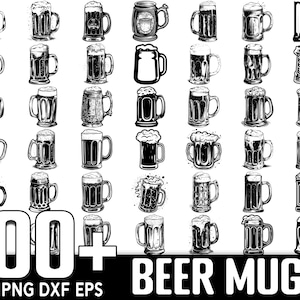 100+ Beer Mug Cow SVG Bundle, Instant Digital Download, PNG, SVG Cut Files
