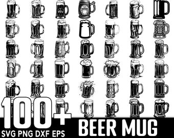 100+ Beer Mug Cow SVG Bundle, Instant Digital Download, PNG, SVG Cut Files