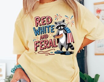 Patriotic Raccoon PNG: 4th of July Animal Clipart (Digital File)