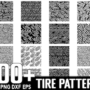 100+ Tire pattern Seamless Pattern SVG Bundle, Instant Digital Download, PNG, SVG Cut Files