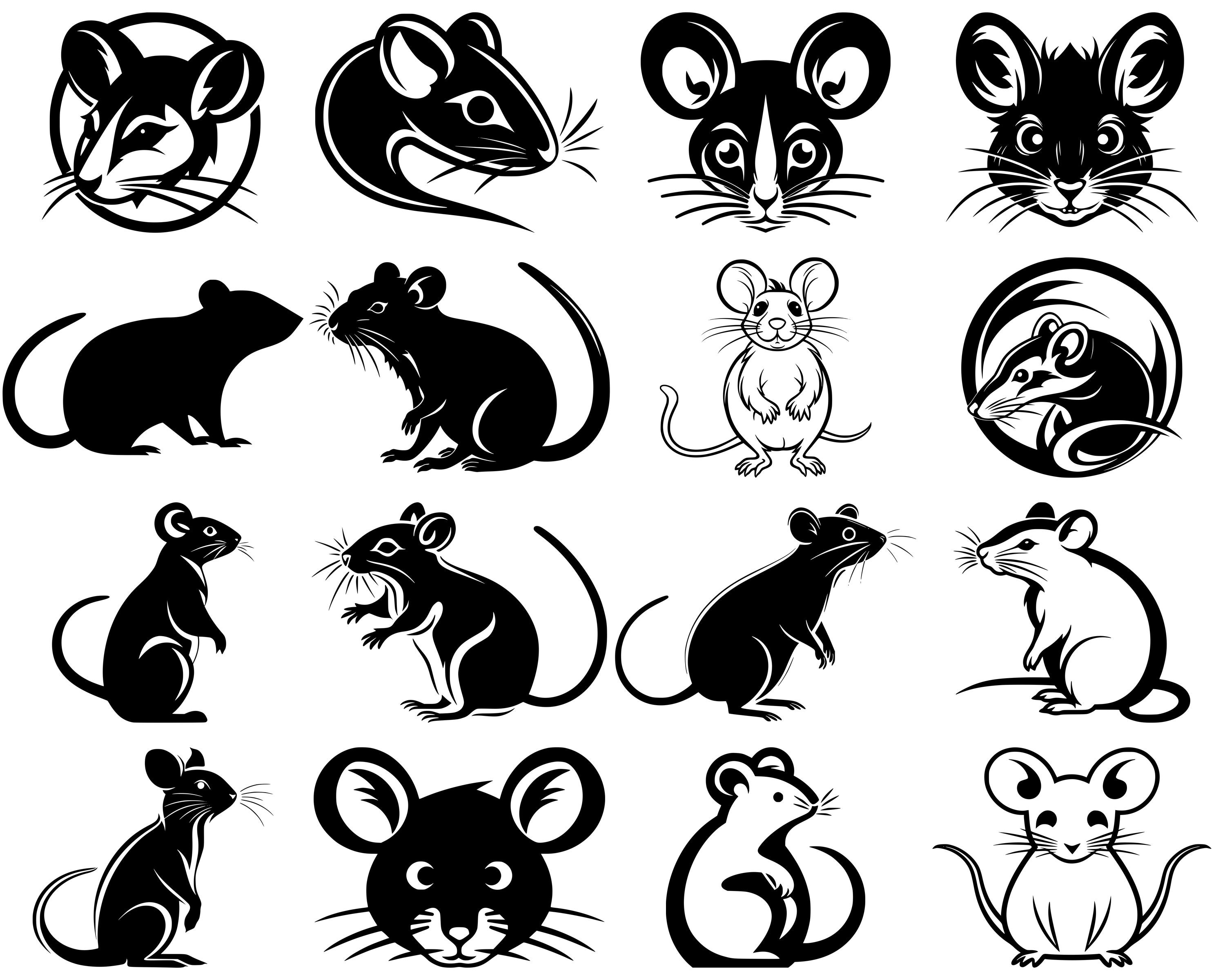 100+ Rat SVG Bundle, Instant Digital Download, PNG, SVG Cut Files - Etsy