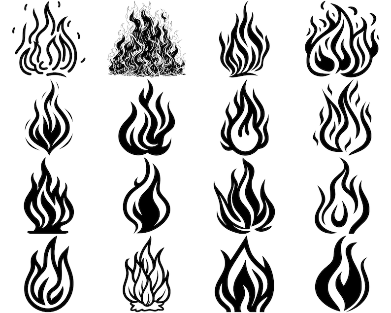 100+ Fire SVG Bundle, Instant Digital Download, PNG, SVG Cut Files - Etsy