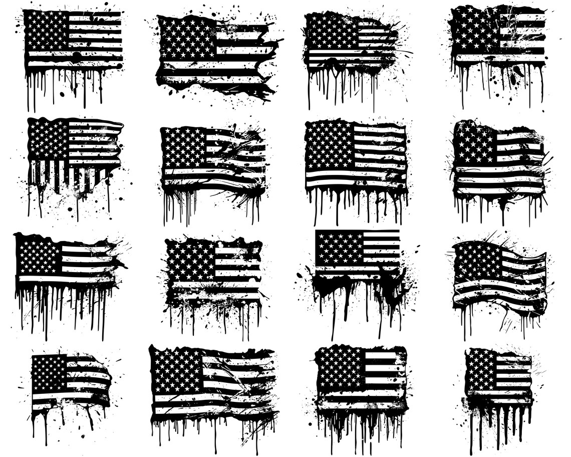 100+ Distress Flag SVG Bundle, Instant Digital Download, PNG, SVG Cut ...