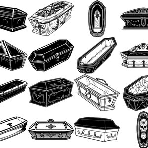 100+ Halloween Coffin SVG Bundle, Instant Digital Download, PNG, SVG ...