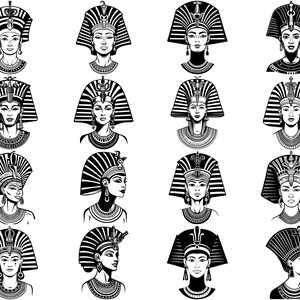 100 Ancient Egypt Queen SVG Bundle, Instant Digital Download, PNG, SVG ...