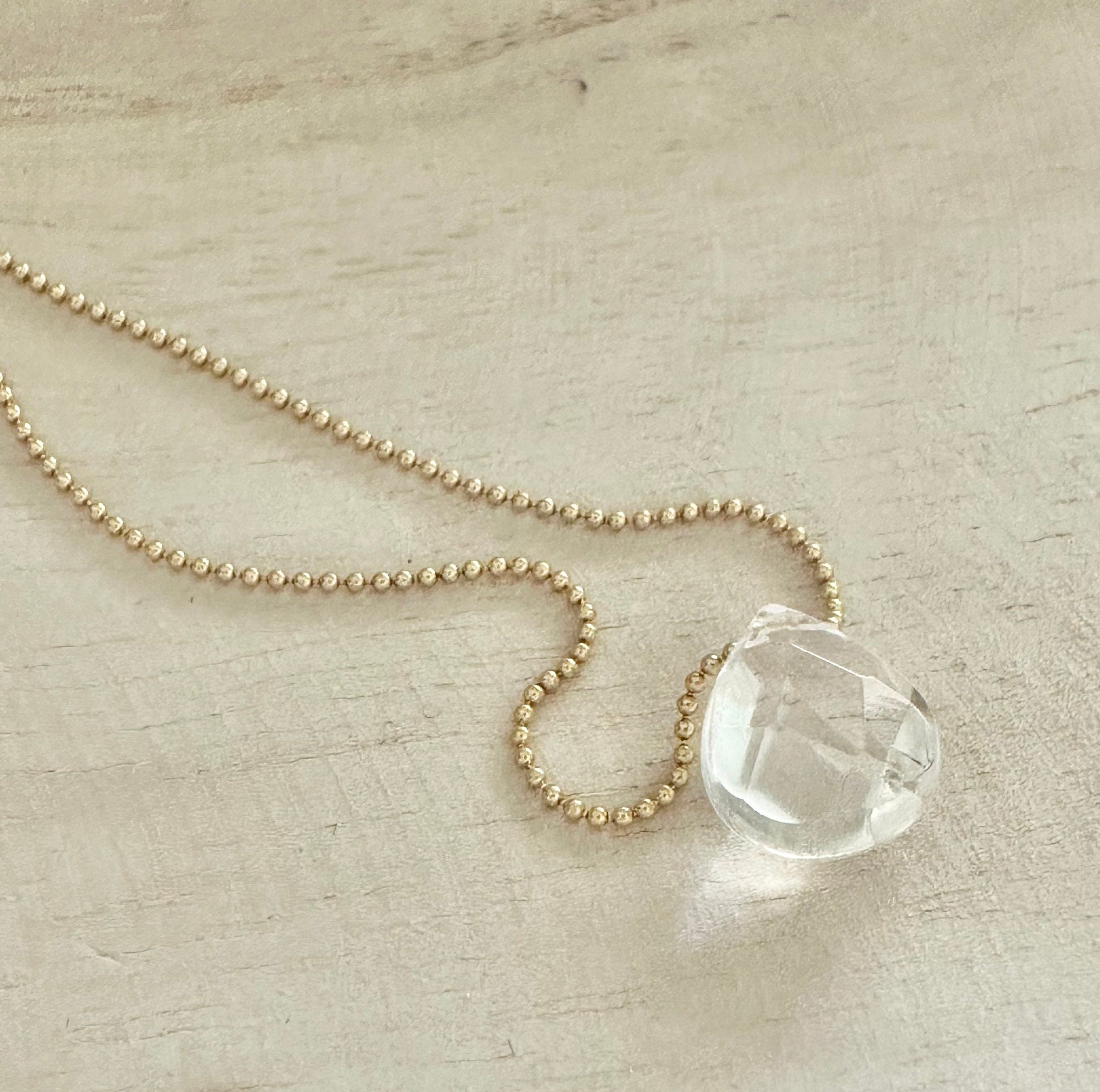 14K Goldfilled Pendant Necklace Adjustable Gold Necklace Etsy