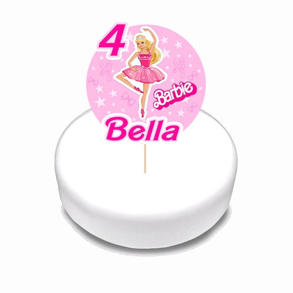 Barbie Cake Topper Etsy UK