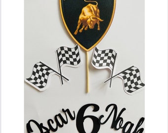 Lamborghini Cake Topper - Etsy UK