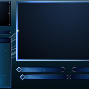 Animated Twitch Final Fantasy VII 7 Overlay Overlay Webcam Chatbox Stream Pack Gamer Anime FF