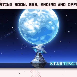 Animated Twitch Elden Ring Ranni Scenes / StartingSoon / Ending / BRB / Stream Pack / Gamer / Anime / Dark Souls