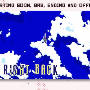 Animated Twitch anime pirate una pieza / Stream starting soon / Be right back / Stream ending / Stream offline / Lo Fi / Anime