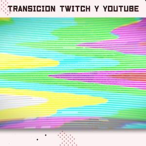 Animated Twitch Old TV Screen Trasition Glitch error / Stream starting soon / Overlay / Streampack / Scenes / Gamer / Cyberpunk