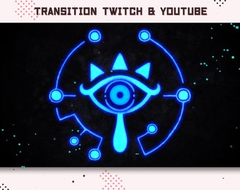 Animated Twitch Transition Zelda  / Overlay  / Youtube /  Streampack / Scenes / Gamer / BOTW / Tears of the Kingdom