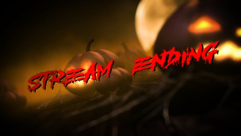 Animated Twitch Halloween / Stream Starting Soon / Return to Stream - Where Can I Stream This Is The End