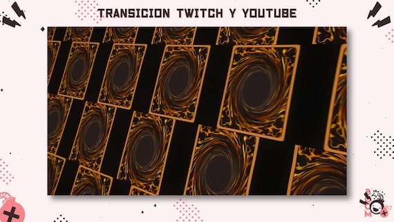Animated Twitch YuGiOh Animated Trasition cardgame TCG / Stream starting soon / Overlay / Streampack / Scenes / Gamer / Trading Card Game