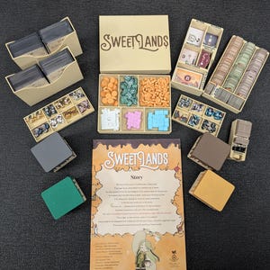 Sweet Lands Board Game Insert - Free US Shipping