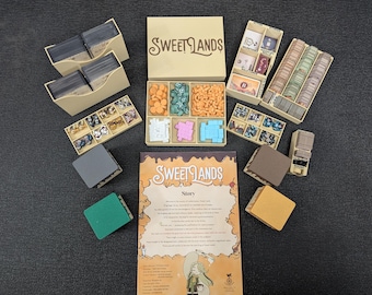Sweet Lands Board Game Insert - Free US Shipping