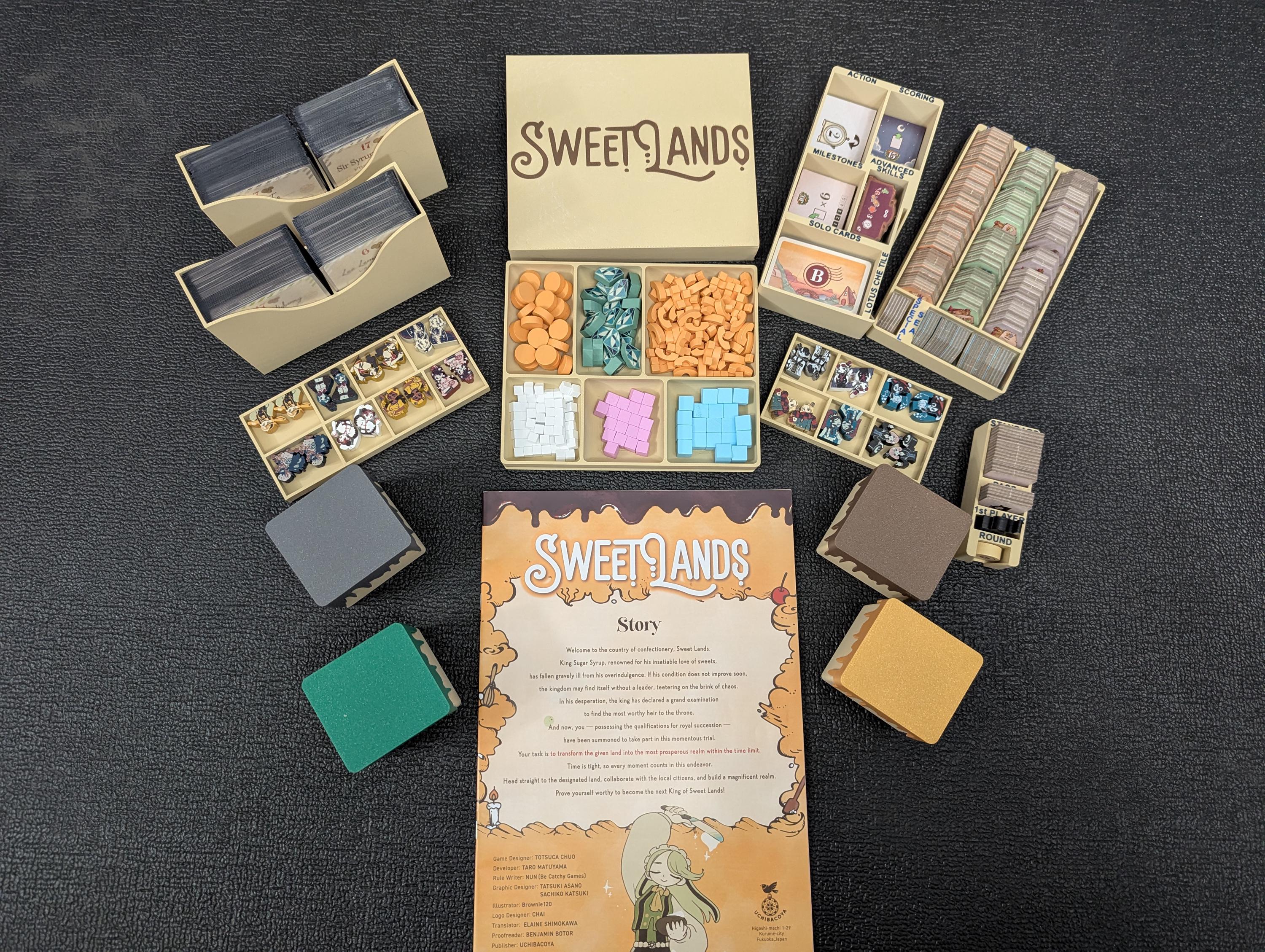 STL Files for Sweet Lands Board Game Insert - Instant Delivery - Etsy