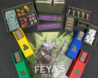 Feya's Swamp Board Game Insert - Free US Shipping
