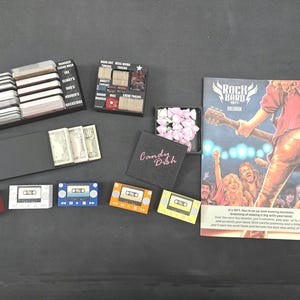 Rock Hard 1977 Board Game Insert - Free US Shipping