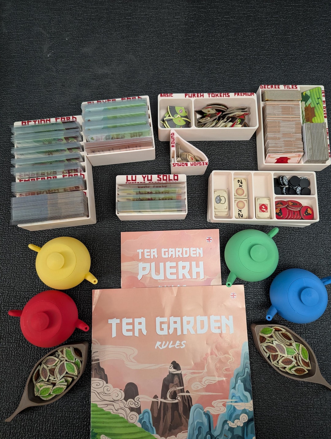 Tea Garden Board Game Insert - Fits Puerh Expansion - Free US Shipping ...
