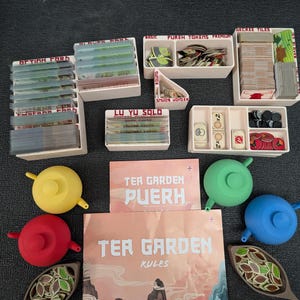 Inserto para juego de mesa Tea Garden - Compatible con la expansión Pu-erh - Envío gratuito a EE. UU.