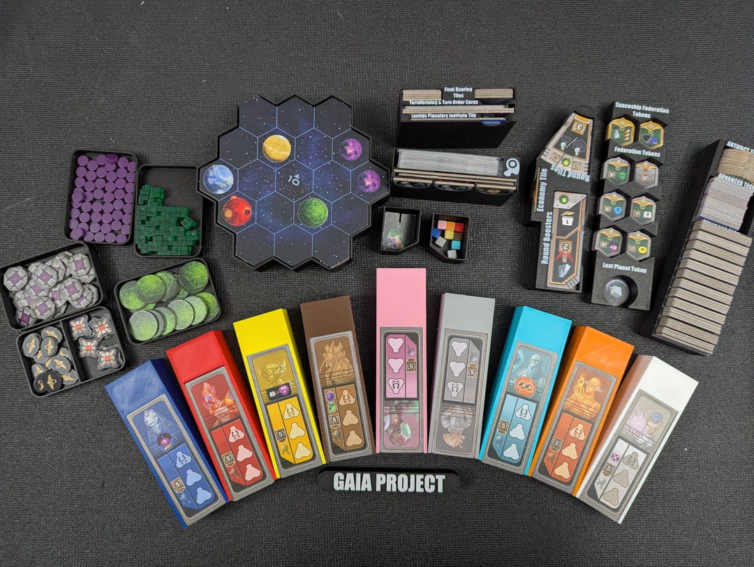 Gaia Project ガイアプロジェクト　インサート　拡張含む ガイア プロジェクト プラス拡張ゲーム インサート、シングル