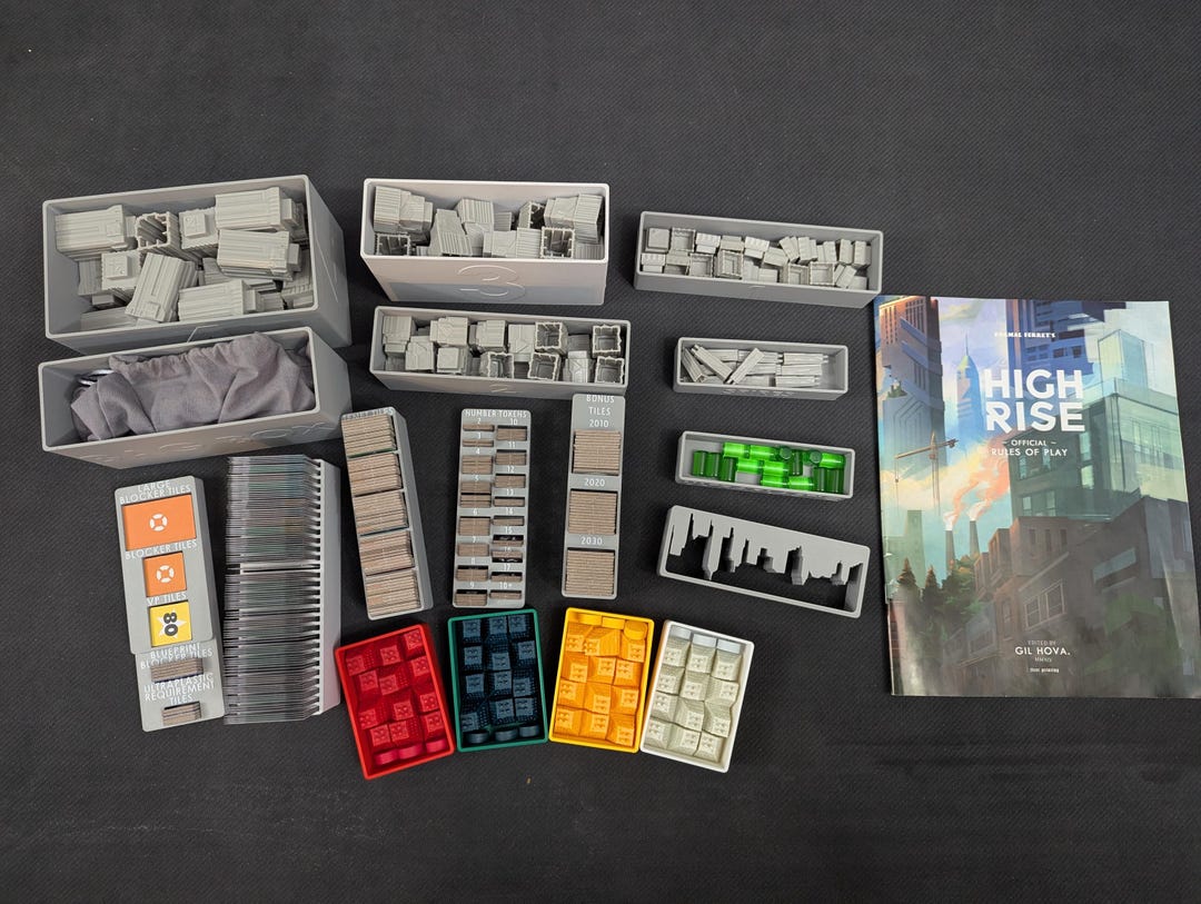 STL Files for High Rise Game Insert - Fits New Plastic Towers - Etsy