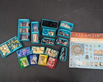 Atlantis Exodus Board Game Insert - Free US Shipping