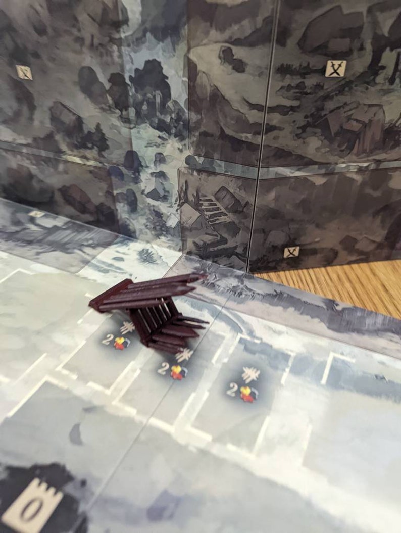 The Great Wall Board Game 3D Printed Walls Towers Etsy Canada