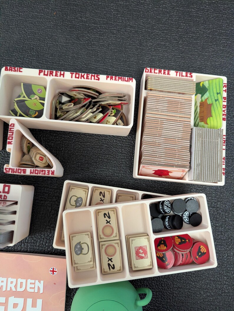 Tea Garden Board Game Insert - Fits Puerh Expansion - Free US Shipping image 3