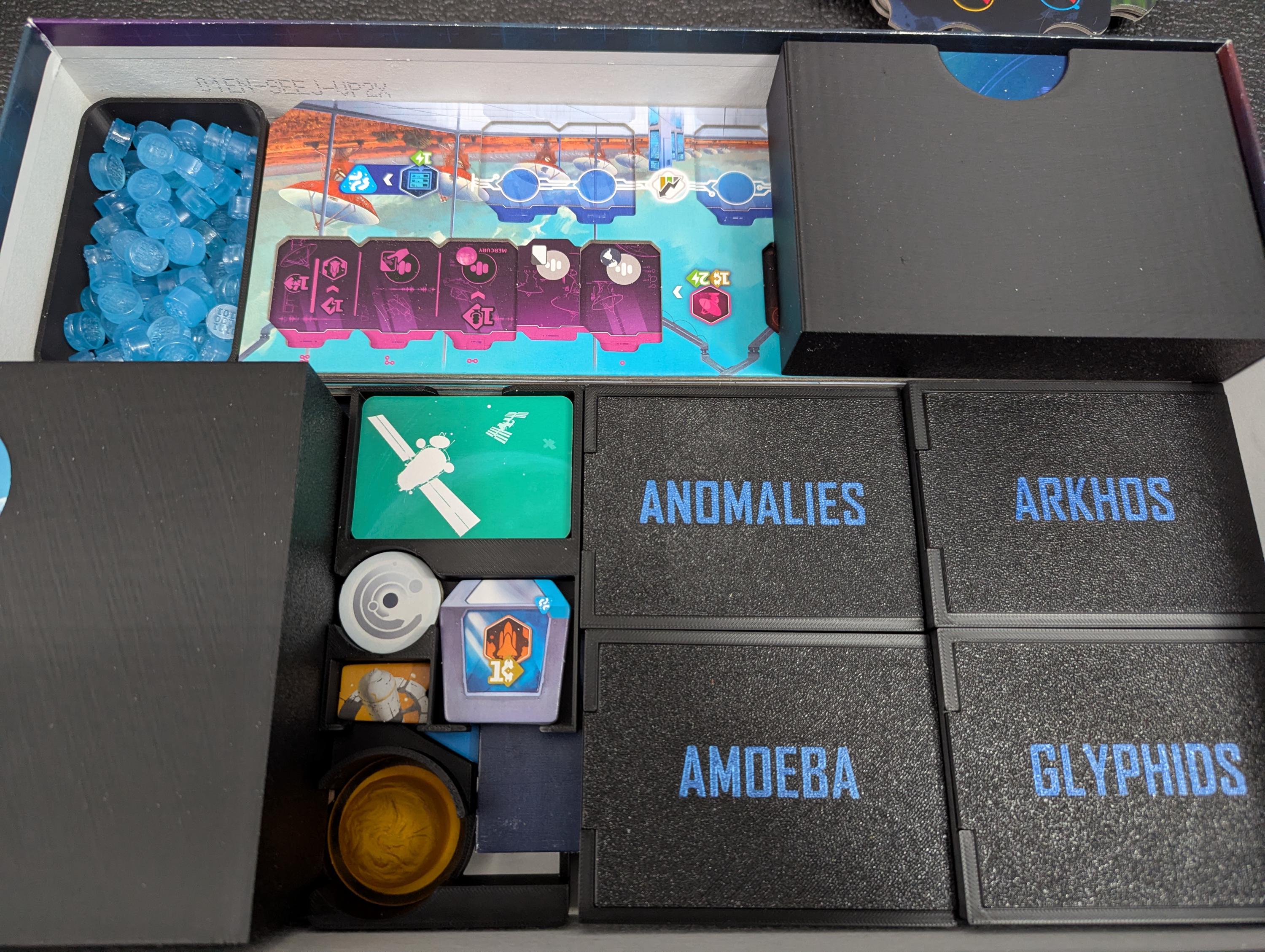 SETI + 宇宙機関拡張ボードゲームインサート - コアボックスにフィット