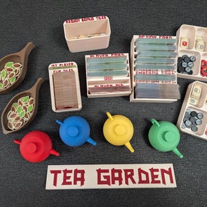 STL Files for Tea Garden Board Game Insert