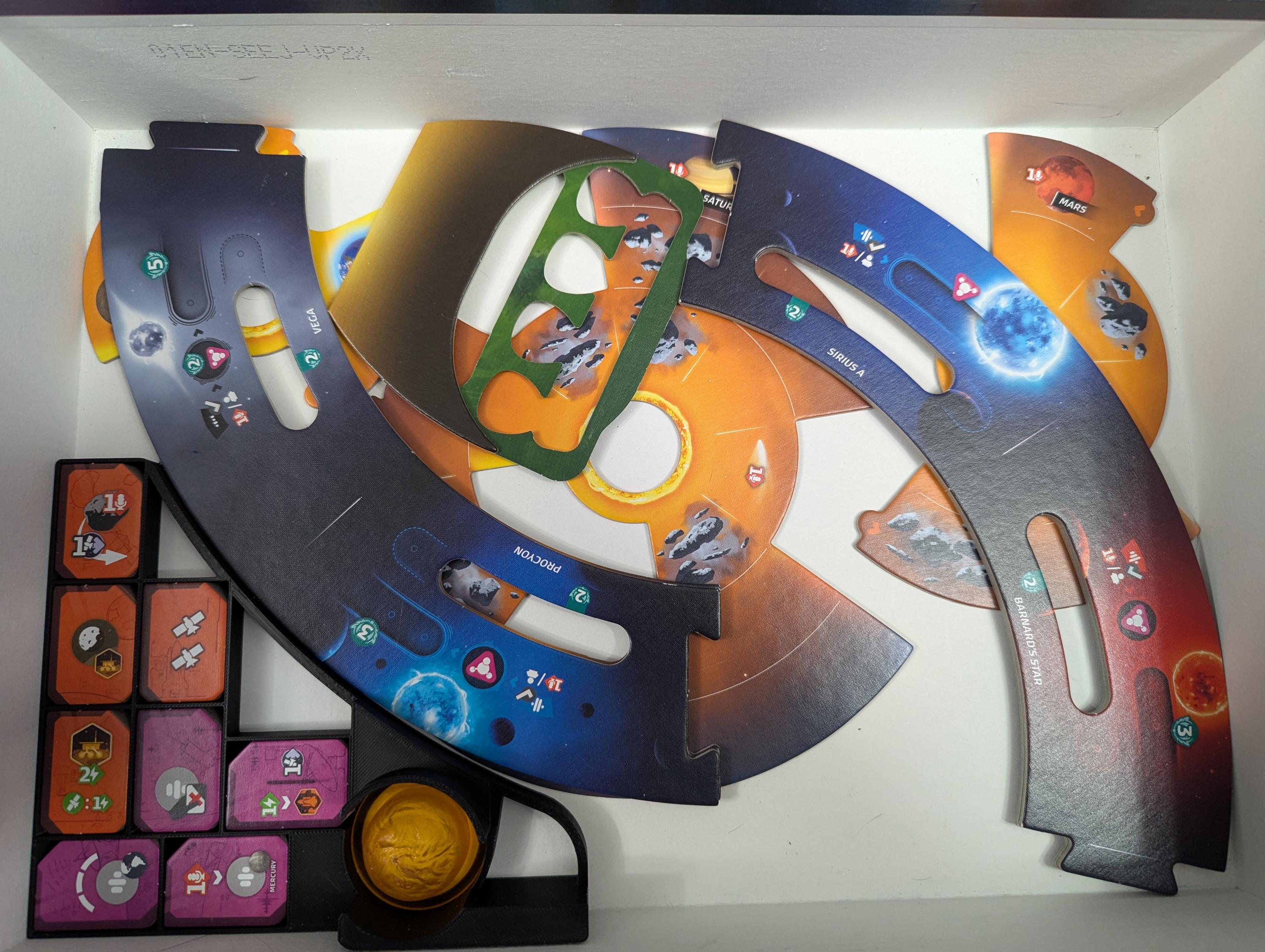 SETI + 宇宙機関拡張ボードゲームインサート - コアボックスにフィット