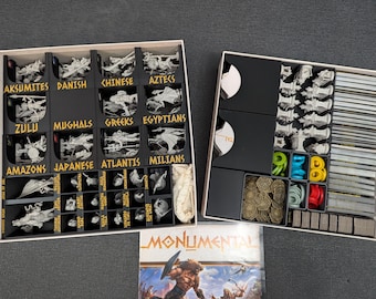 Monumental Board Game + Expansions Insert Kickstarter Edition - Free US Shipping
