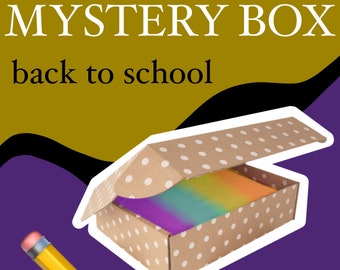 Back to School Mystery Box | Schreibwaren-Überraschungsbox | Benutzerdefinierte und personalisierte Dinge | BTS 2023