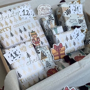 HUGE Surprise Advent Calendar with Everything | Christmas Countdown | 24 Mystery Advent Boxes | Christmas Gift 2025 | custom | personalized