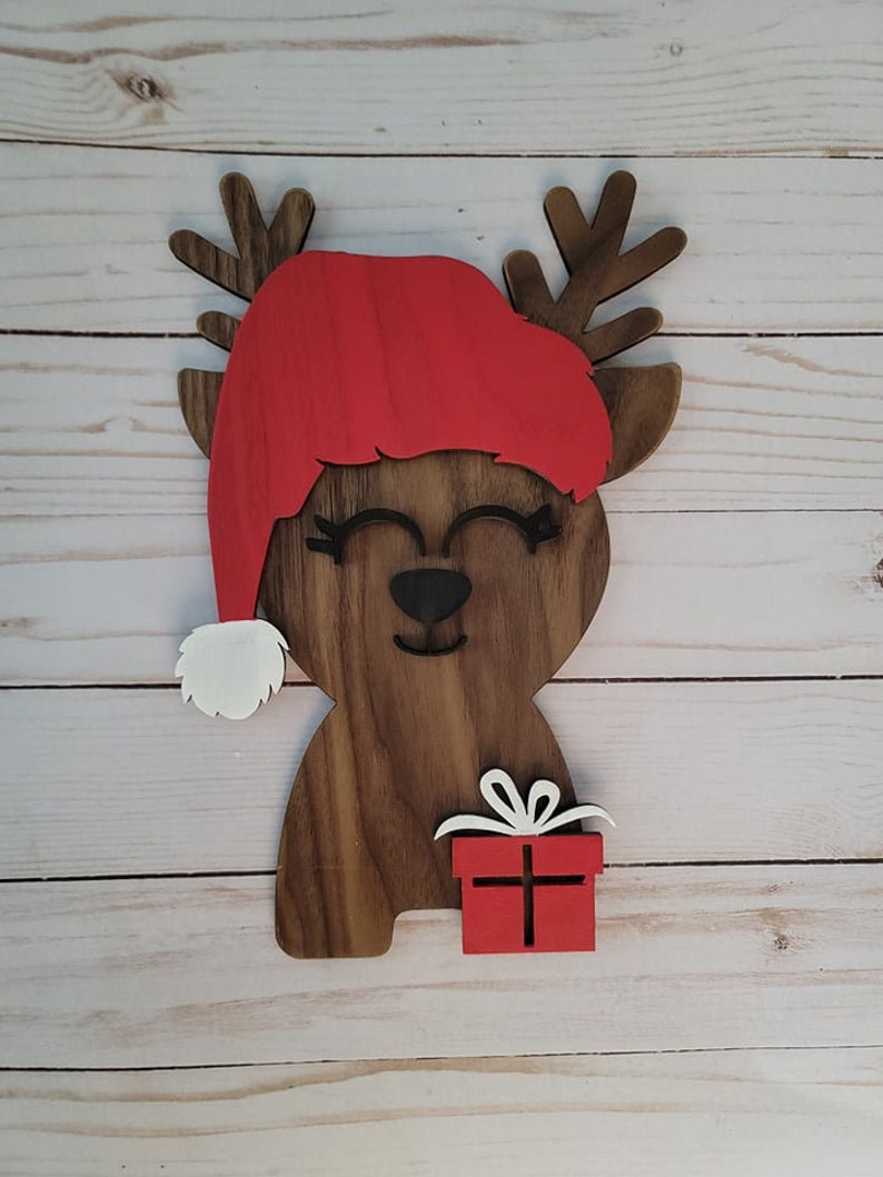 Reindeer Laser Cut File Create Your Own Reindeer Etsy