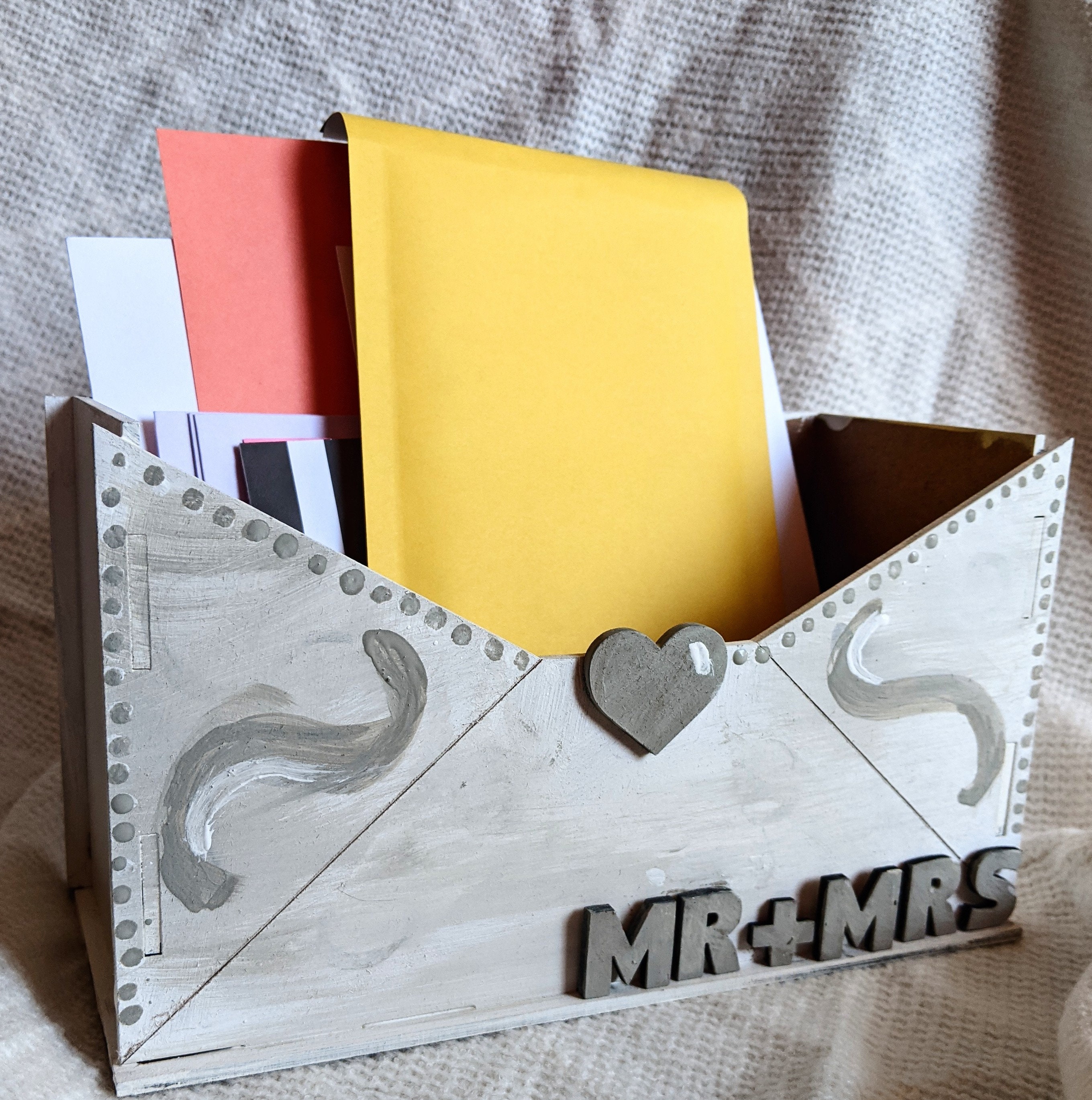 Card Box Laser Cut SVG File Christmas Card Box Etsy