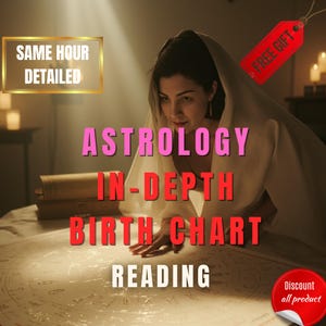 Lecture personnalisée du thème natal : rapport d&#39;astrologie pour la même heure (téléchargement PDF)