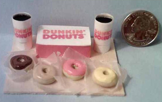Barbie Scale 1/6 Dunkin Donuts Menu Board Set | Etsy Ireland