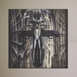 Giger, Hans Rudolf Giger, Los Otros Dioses, Oil Painting, Canvas Painting, Wall Art,Wall Decor,