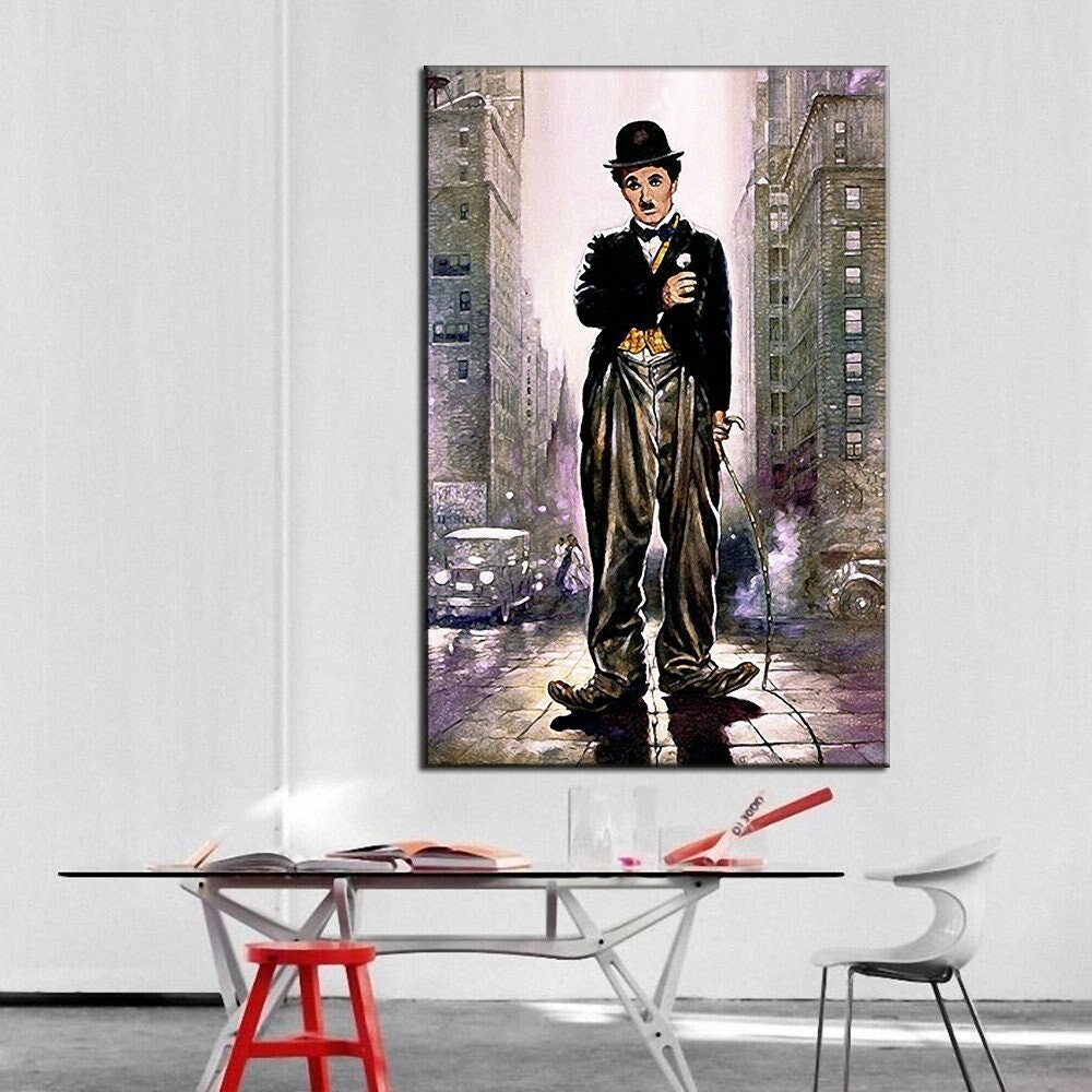 Chaplin painting - Etsy 日本