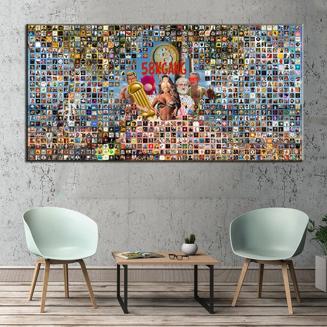 Bitcoin, 2022 Version, Bitcointwitter, Plebs, Maximalist, Lasereyes, Canvas  Painting, Wall Art, Home Decor, - Etsy