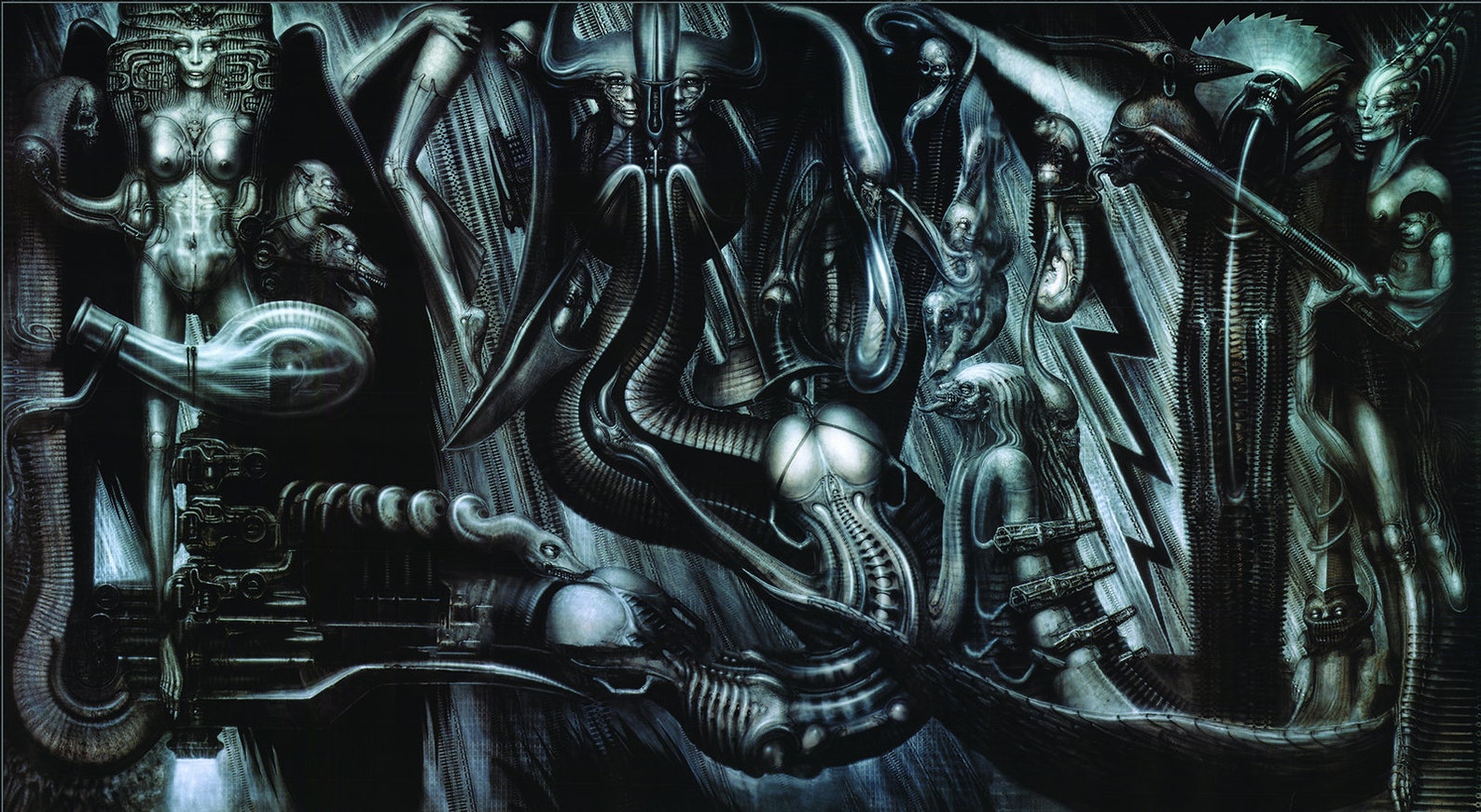 Giger, Hans Rudolf Giger, Alien,oil Painting, Canvas Painting, Wall Art ...